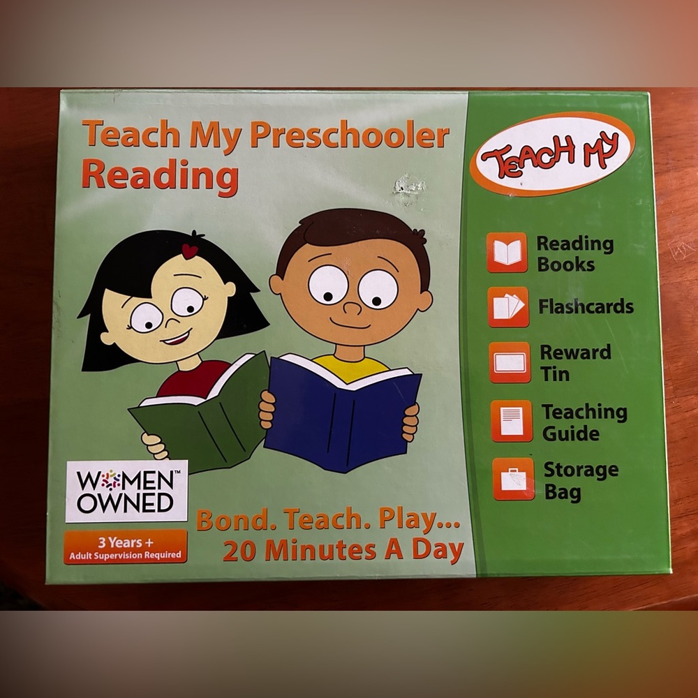Teach My Preschooler Reading Kit - New, 73 Pieces